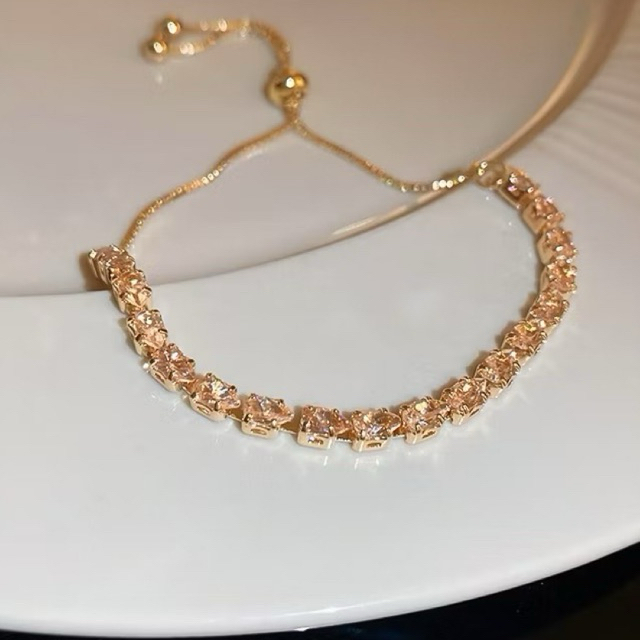 GELANG BERLIAN PERMATA TITANIUM ANTI KARAT