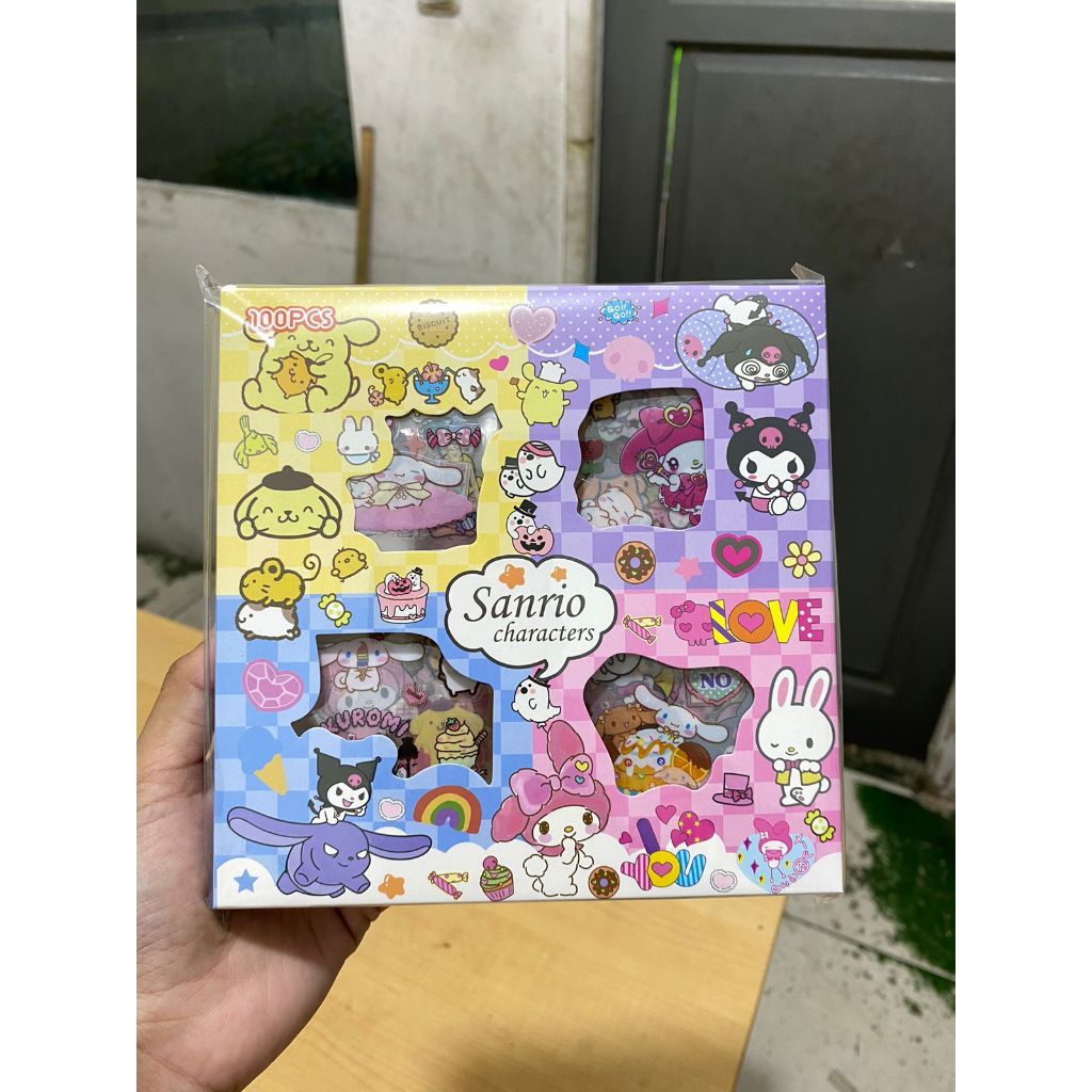 

Stiker SANRIO lABUBU MOMO isi 100 Lembar karakter kartun KUROMI MELODY STIKER ANAK PEREMPUAN SCRAPBOOK DIY