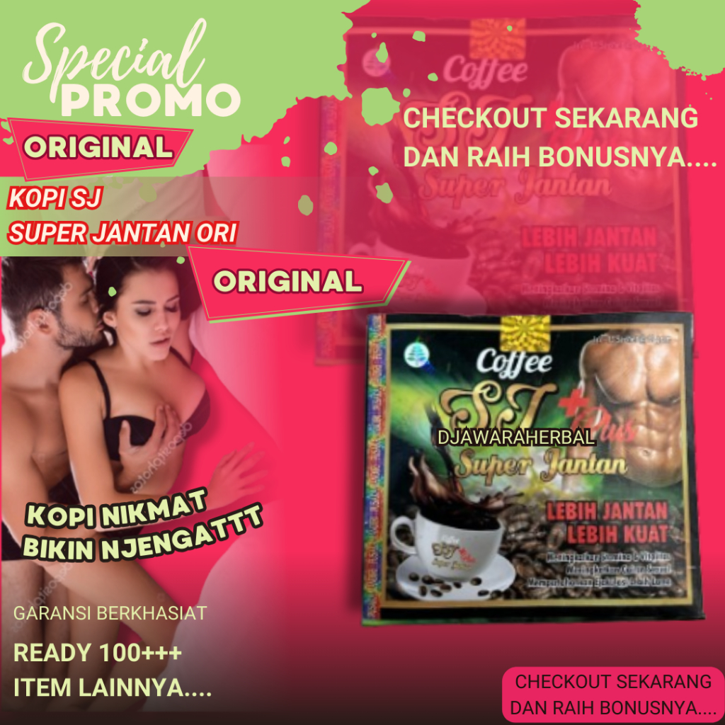 KOPI SUPER JANTAN ORI 1 KOTAK ISI 10 SASET