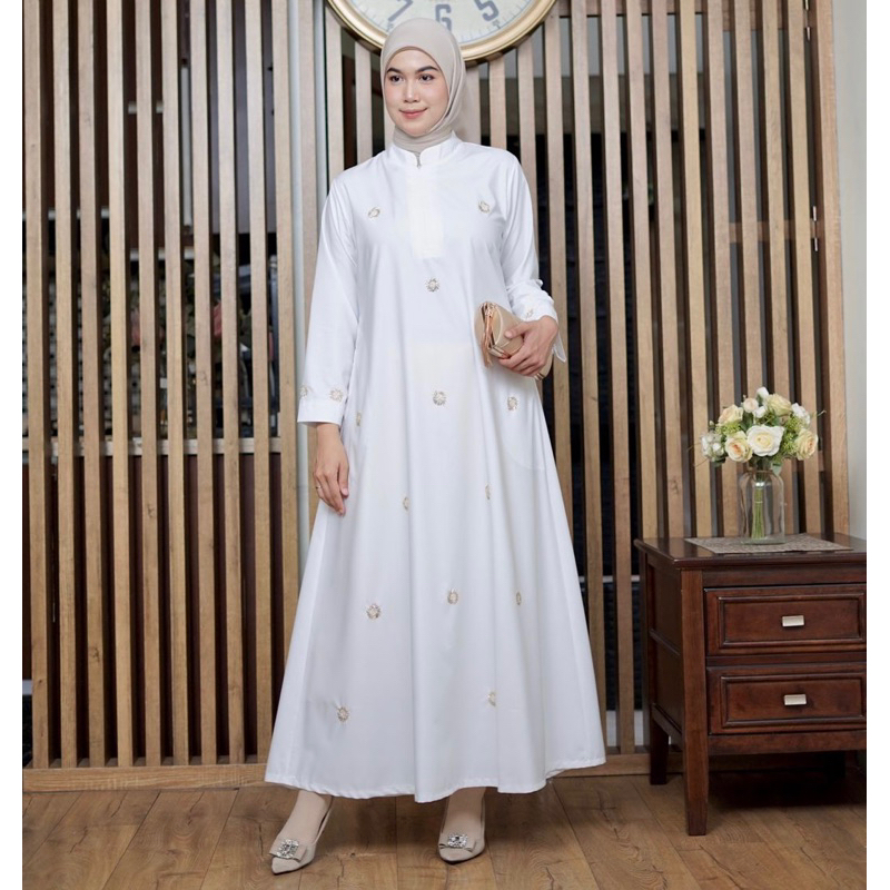 Gamis Payet Tabur Toyobo Fodu / Gamis Original Kamari / Gamis Payet Terlaris / Gamis Seragaman