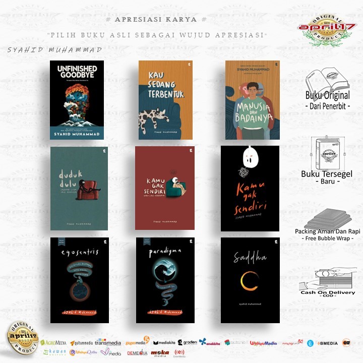 BUKU UNFINISHED GOODBYE : TERNYATA KITA BELUM SESELESAI ITU / KAMU GAK SENDIRI KAMU GAK SENDIRI /KAM