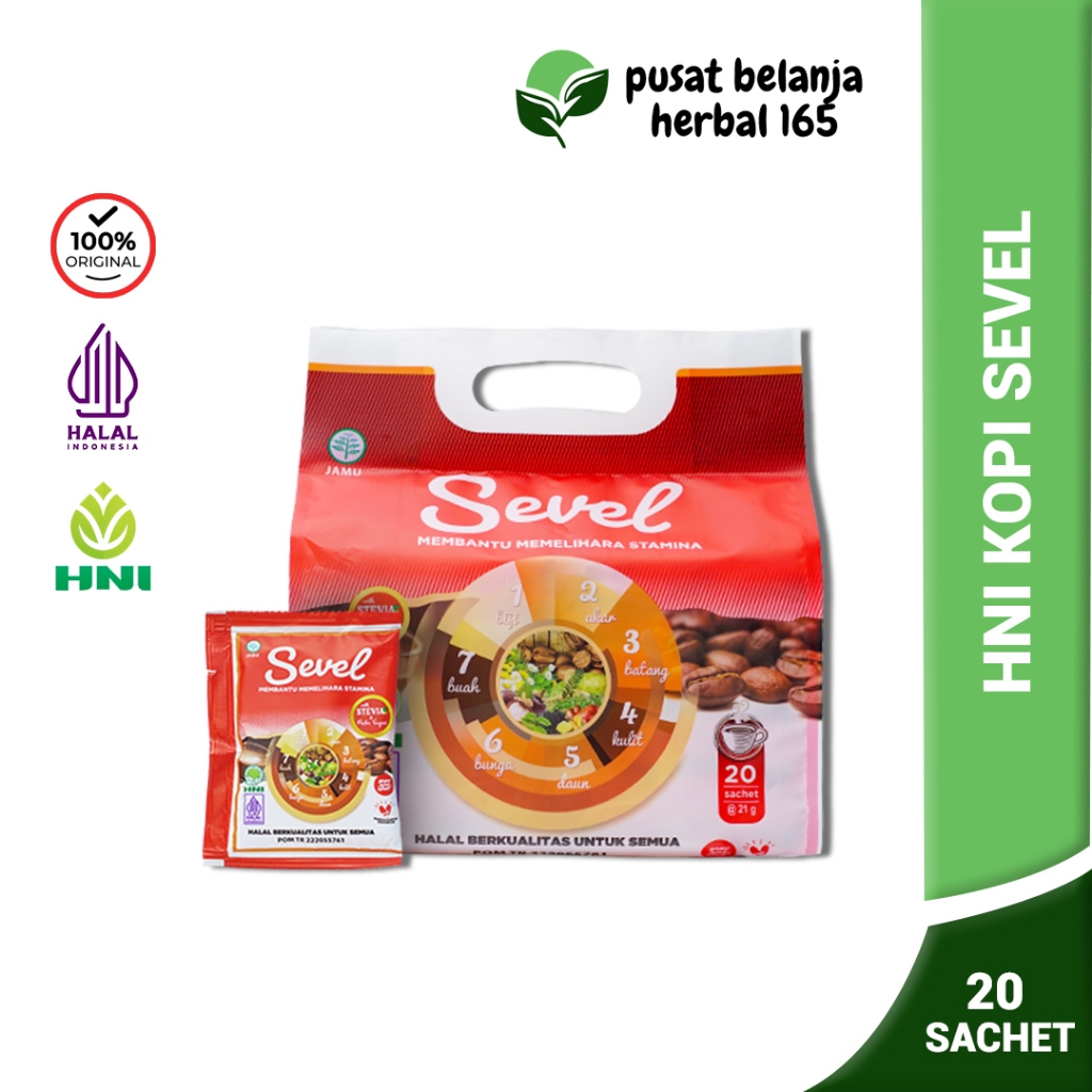 

HNI Sevel Isi 10 & 20 Sachet Original Kopi Bubuk Instan