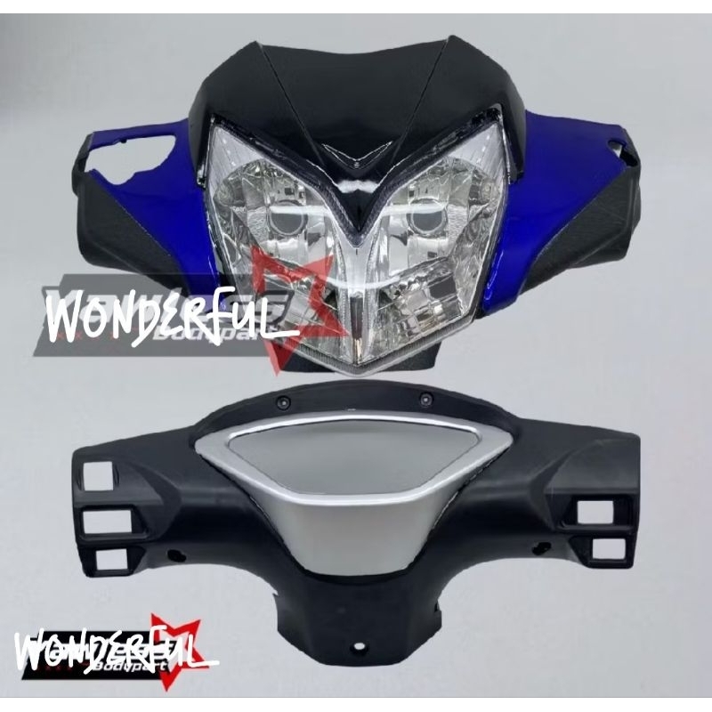batok supra x 125 batman biru full set kualitas terjamin