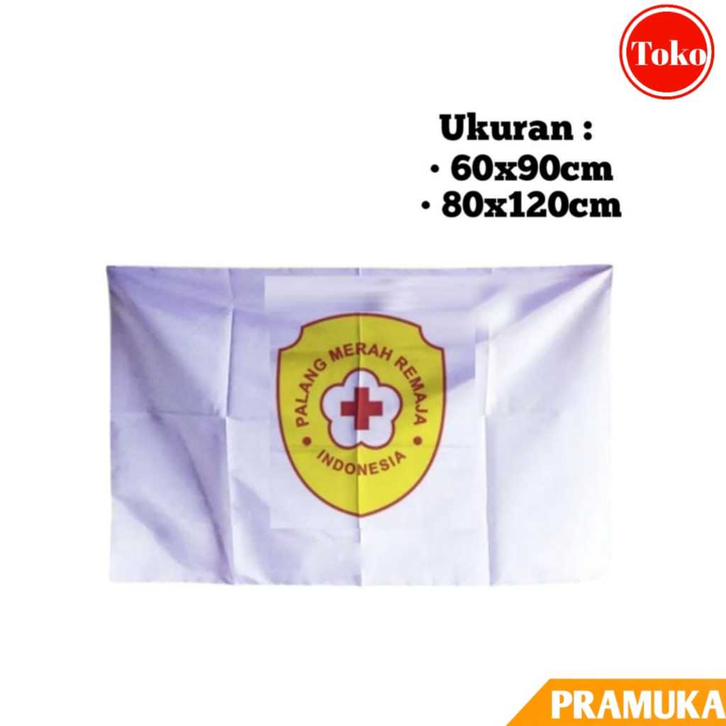 Bendera PMR Kuning Sablon / Bendera PMR Kuning