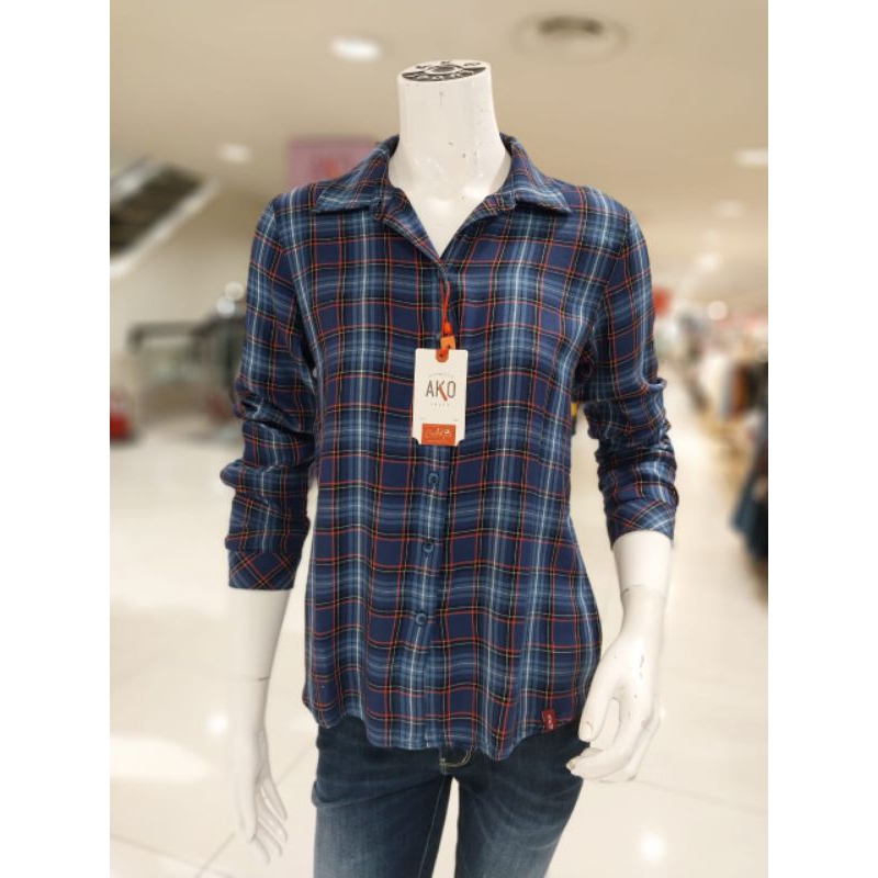Kemeja wanita AKO jeans(reguler fit)