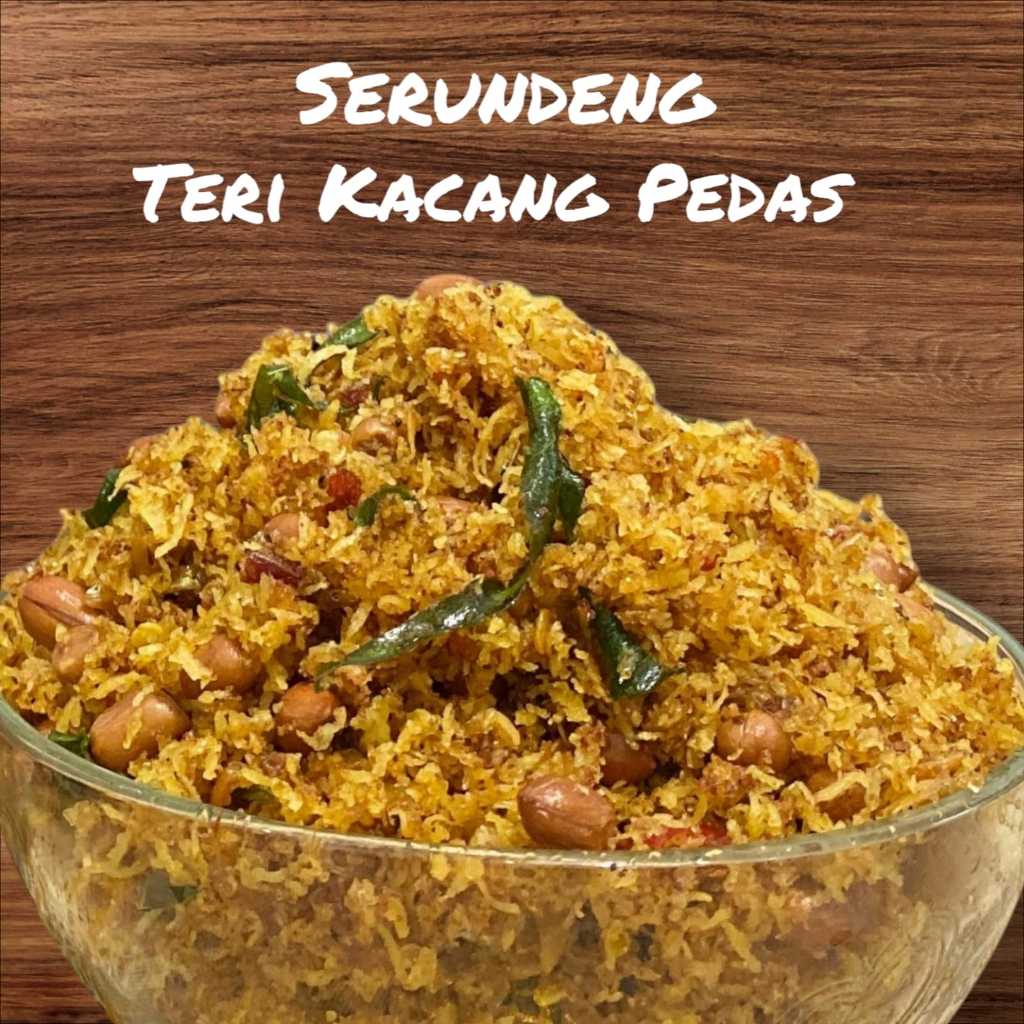 

Serundeng Teri Kacang Pedas Manis Serundeng Kelapa Original Halal