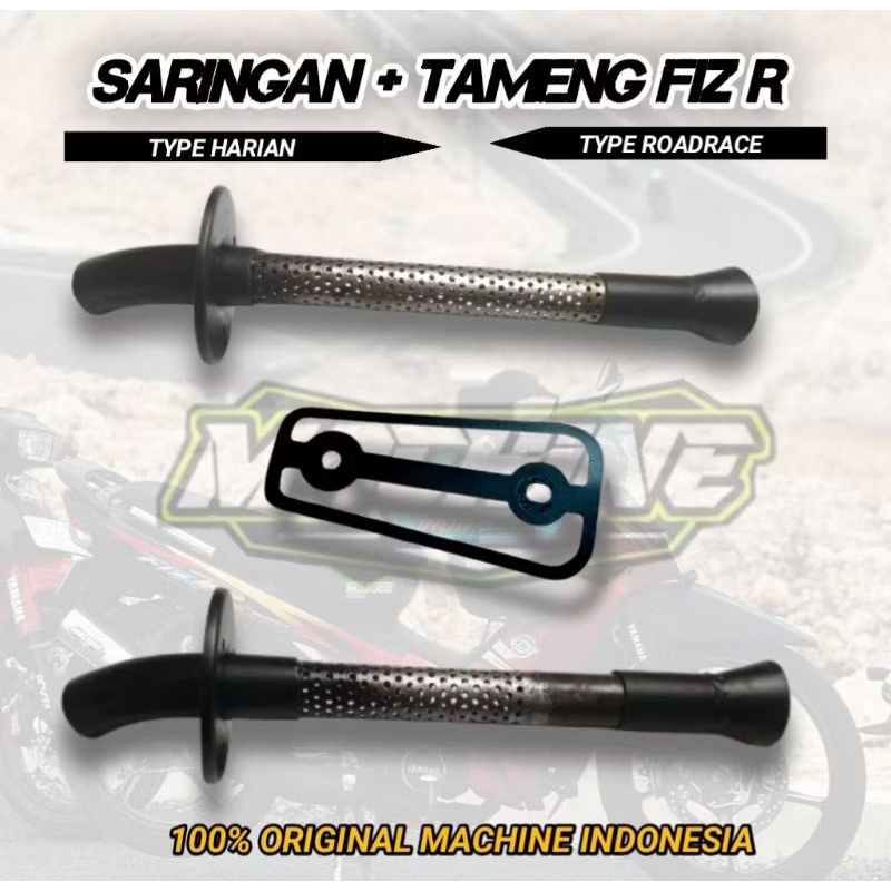 SARINGAN SARANGAN TAMENG KNALPOT STANDAR RACING BOBOK FIZR FIZ R HARIAN ROADRACE ORIGINAL MACHINE BU