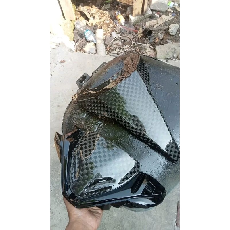 Dasi  set batokkarbon kevlar motif catur