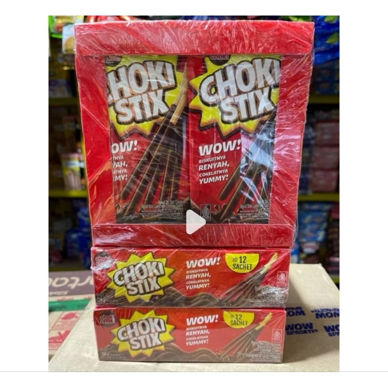 

CHOKI CHOKI STICK BISKUIT BOX (ISI 12 PCS)