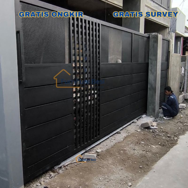 Pagar Rumah Minimalis Modern / Pagar Rumah Minimalis / Pagar Besi Rumah Minimalis