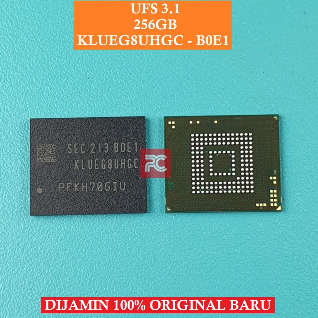 IC UFS 256 GB KLUEG8UHGC Original Baru 256GB UFS 3.1
