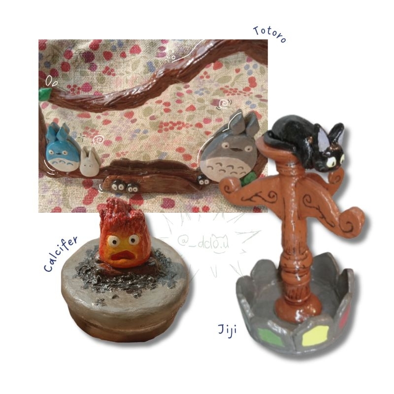 Clay Custom Tray Or Figure | Ghibli Series