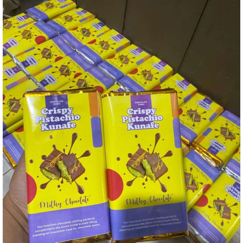 

Chocolate Dubai Crispy Stachio Kunafe