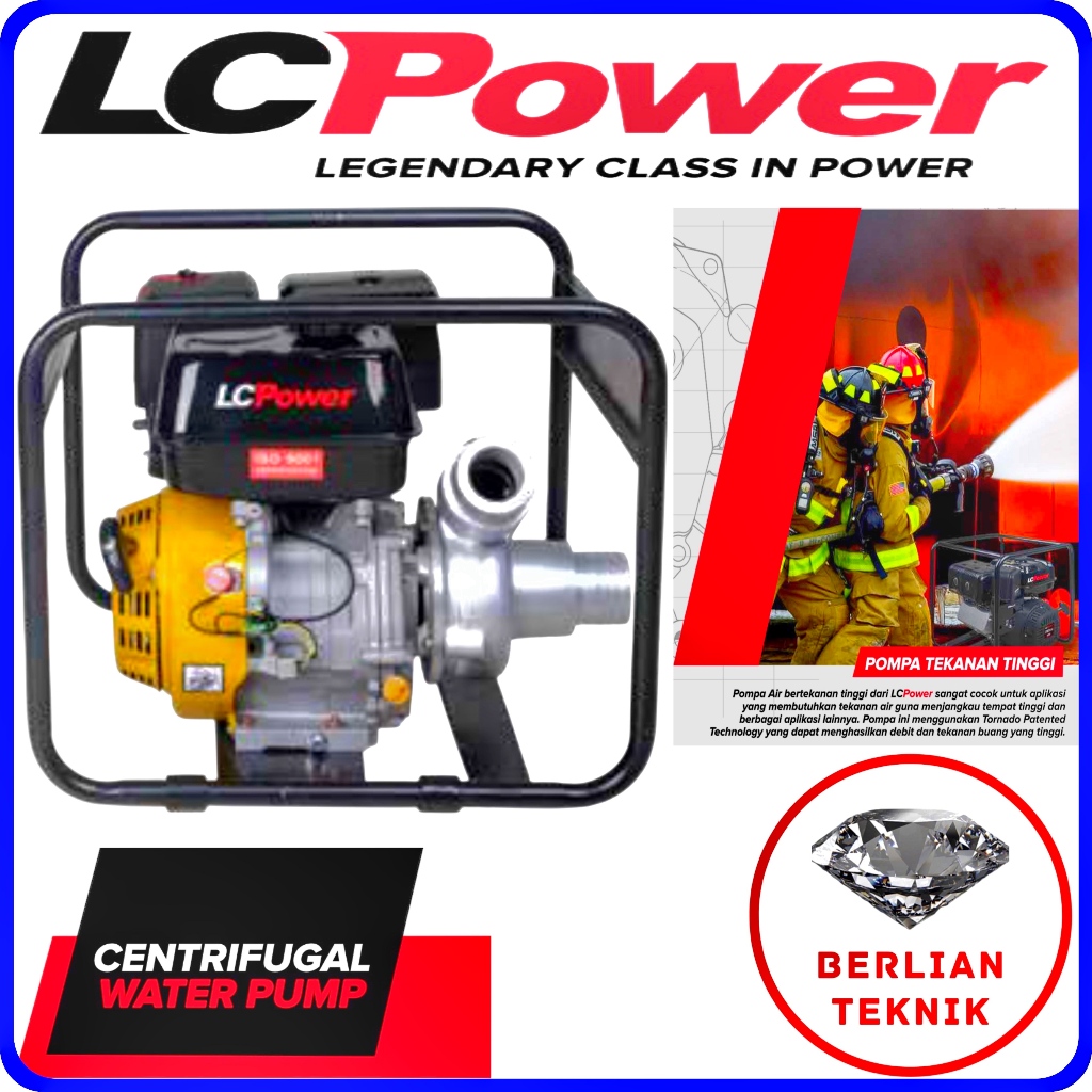 Mesin Pompa Air Bensin LC Power Tornado 9 / 3 Inch (G 270 F)
