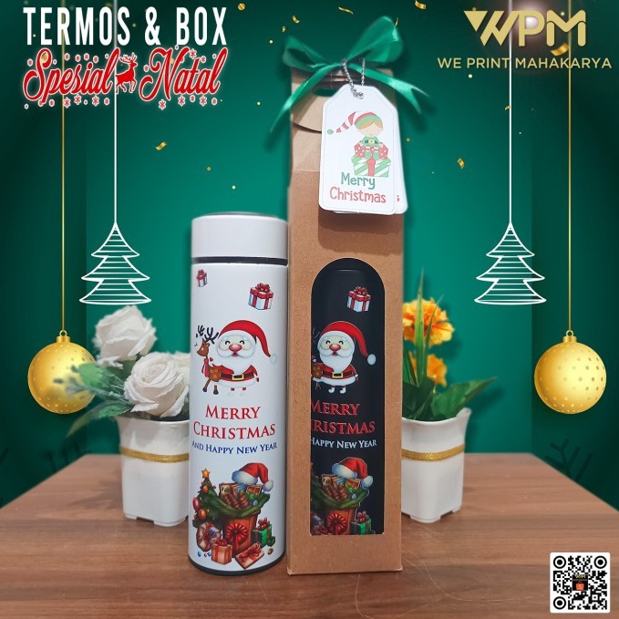 Model Baru HAMPERS TERMOS IMLEK  CHRISTMAS  NATAL  LEBARAN  IMLEK  NATAL  LEBARAN SATUAN  BIJIAN  EC