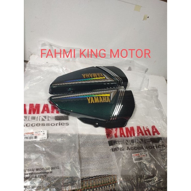 COVER BOK DOP AKI OLSAM RX KING ORIGINAL YGP GRES BARU HIJAU BOTOL LIST 2001