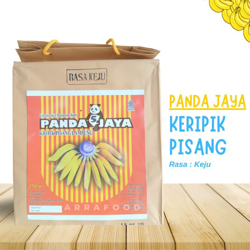 

Keripik Pisang Keju PANDA JAYA kripik pisang kepok asli Lampung snack