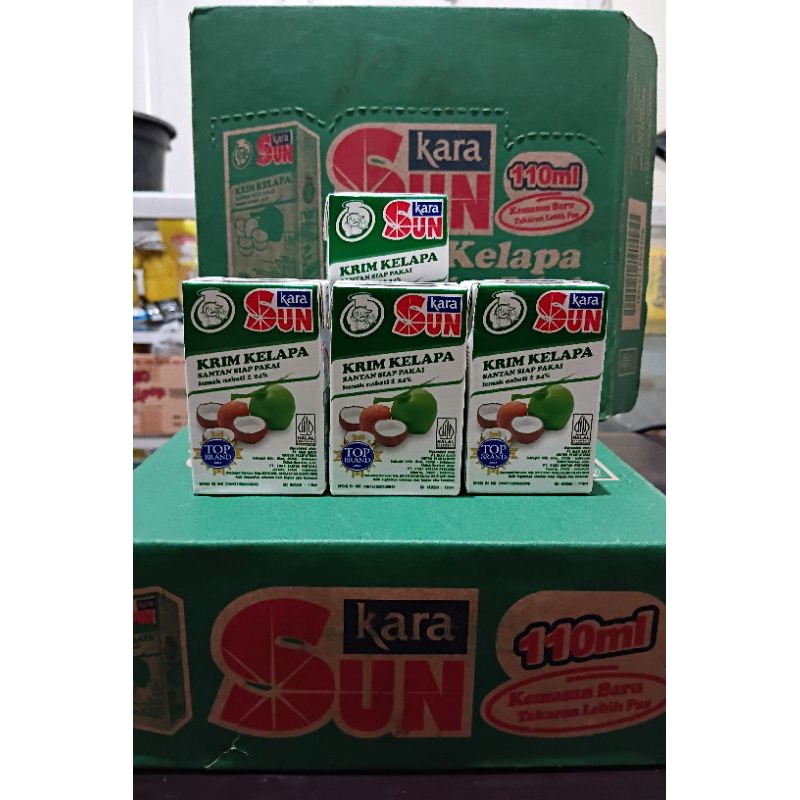 

SUN KARA Santan kelapa asli 110ml