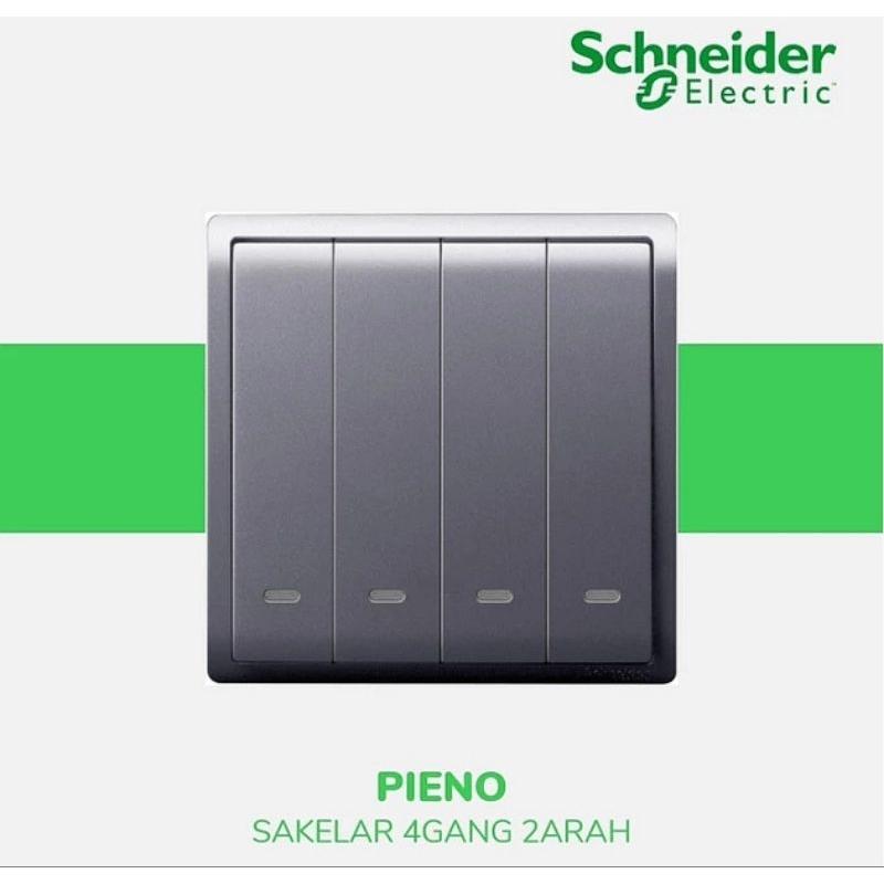 Schneider  Saklar 4 Gang PIENO