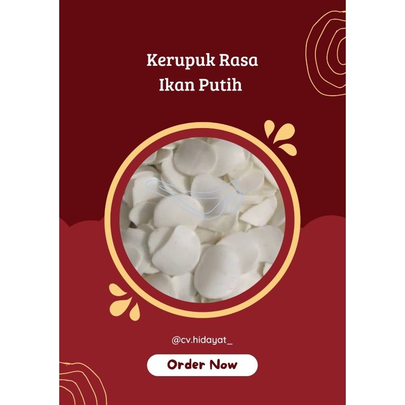 

Kerupuk ikan mentah kualitas super 1kg