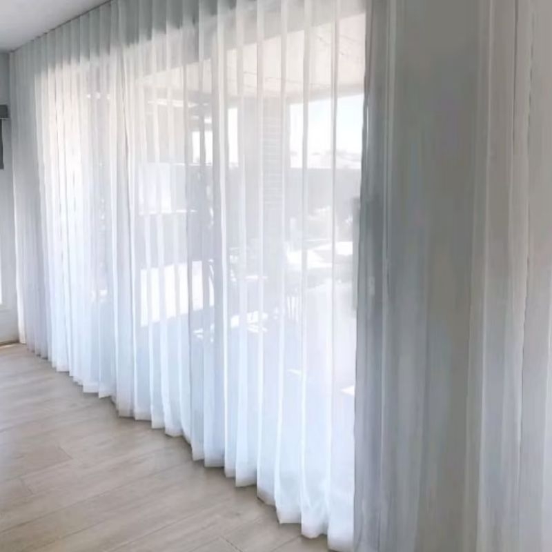 fitras putih gorden dalaman transparan gorden puring