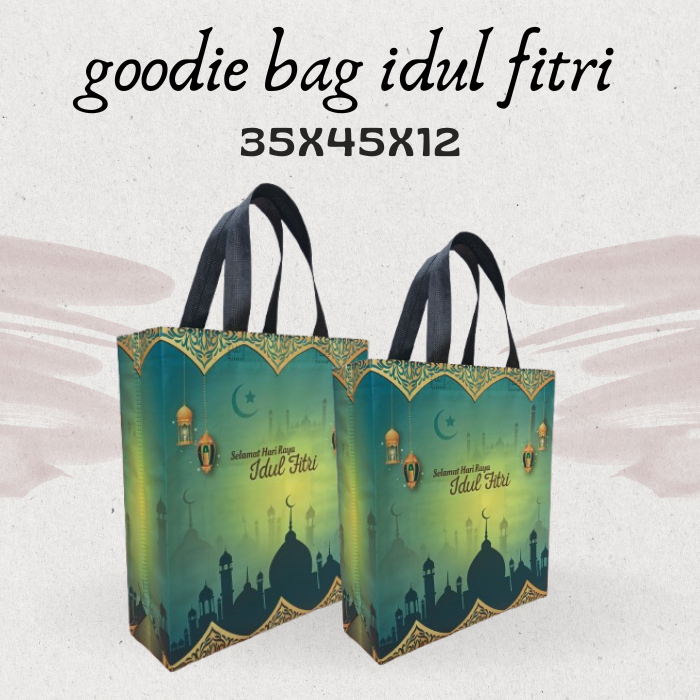 

Tas Hampers idul fitri laminasi 30x40 Tas lebaran Terbaru ( isi 12pcs )