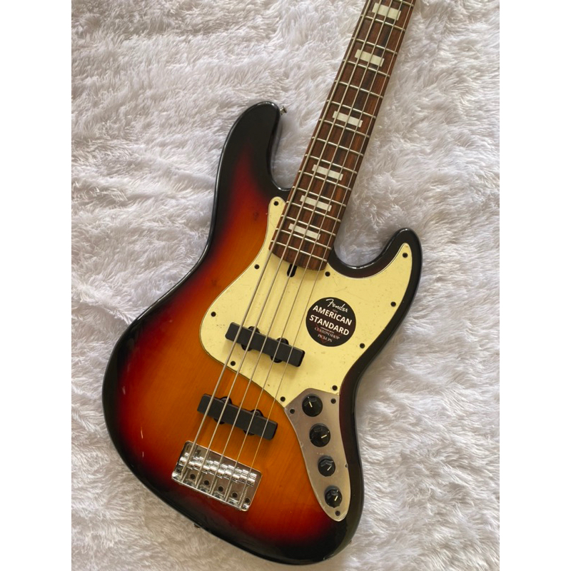 bass fender jazz 5st aktif booster