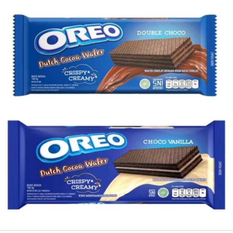 

OREO Double Choco Wafer/wafer Oreo 117gr besar