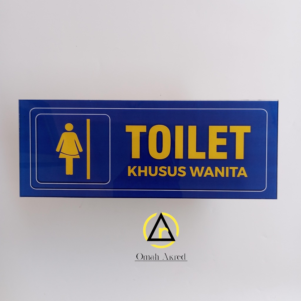 

Akrilik Toilet Pria - Toilet Khusus Wanita - Toilet Laki-Laki - Toilet Perempuan