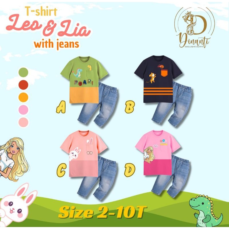 dinanti leo & lia set jeans by dinanti