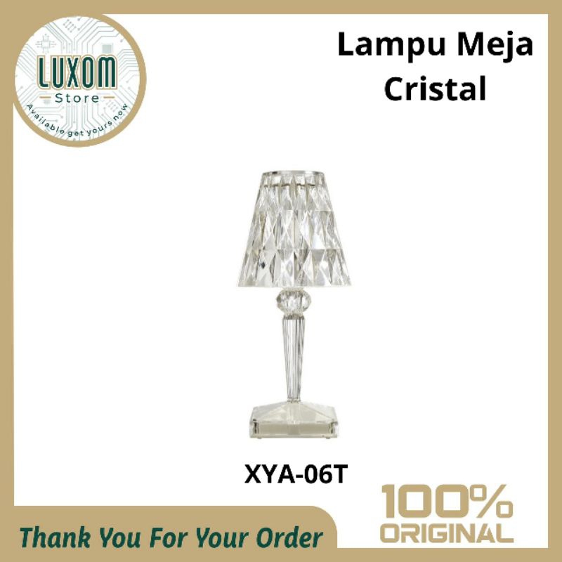 Lampu Meja Crystal XYA-06T/Lampu Hias/Lampu Meja/Meja/Hias/Lampu Cristal