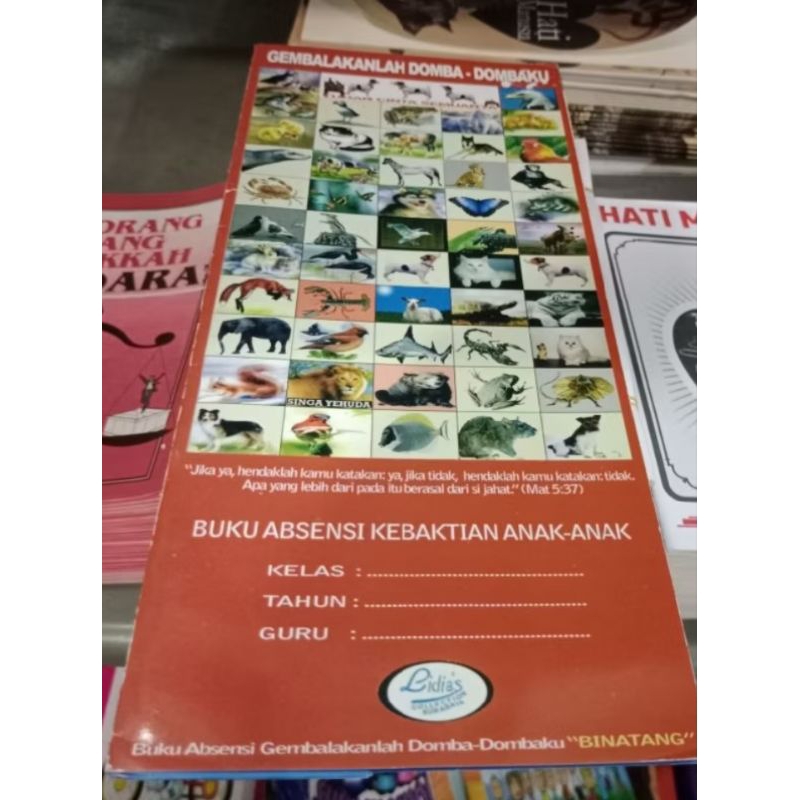 

BUKU ABSENSI GEMBALAKANLAH DOMBA DOMBAKU