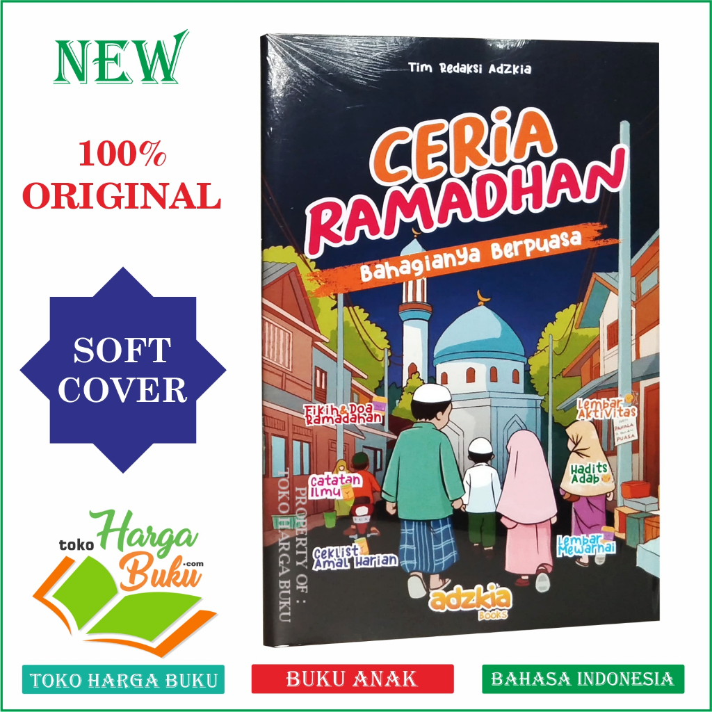 Ceria Ramadhan Bahagianya Berpuasa Buku Anak FULL COLOR Ajak si Kecil Menikmati Ramadan dengan Ceria - Adzkia Books