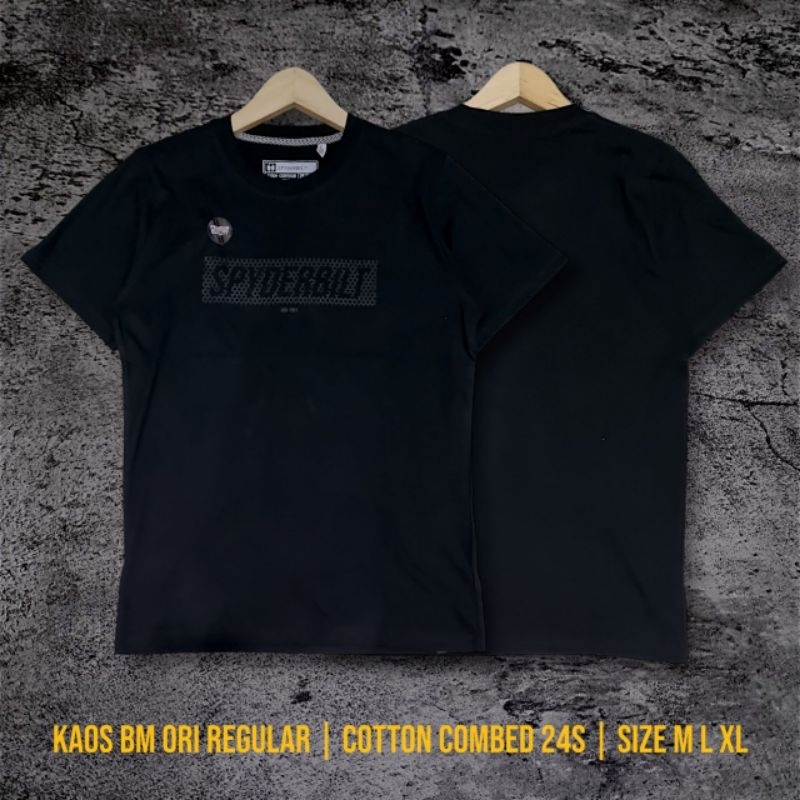 Spyderbilt Kaos Distro BM Original Size M Bahan Cotton Combed 30S