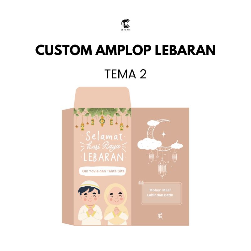 

CETAVIE Amplop Lebaran Custom Nama Tema 2