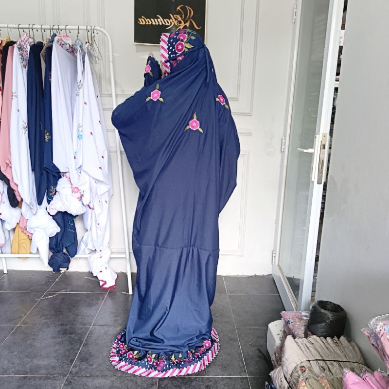 Mukena Madura Bordir Mukenah Sidogiri Warna Polino Dewasa Bordir Bawah