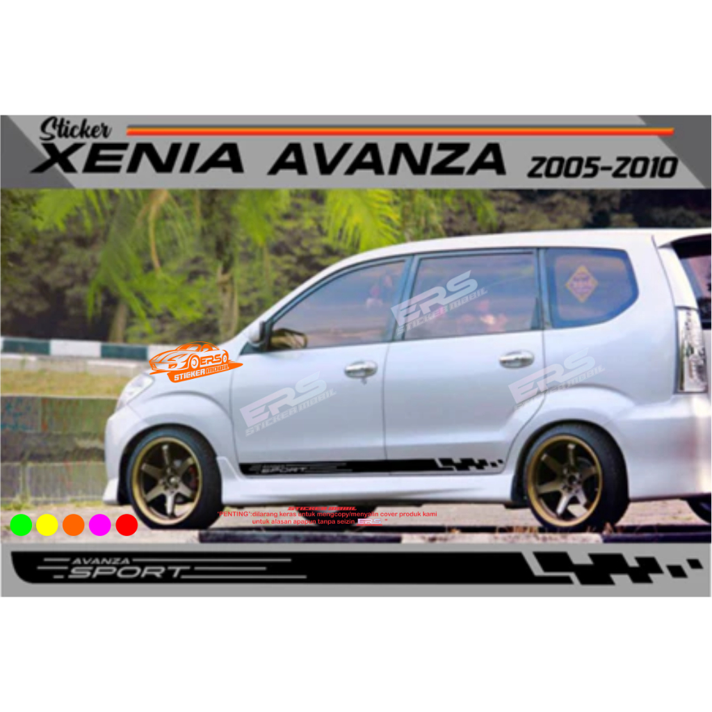 Sticker AVANZA Stiker mobil Avanza lama xenia universal mobil cutting stiker