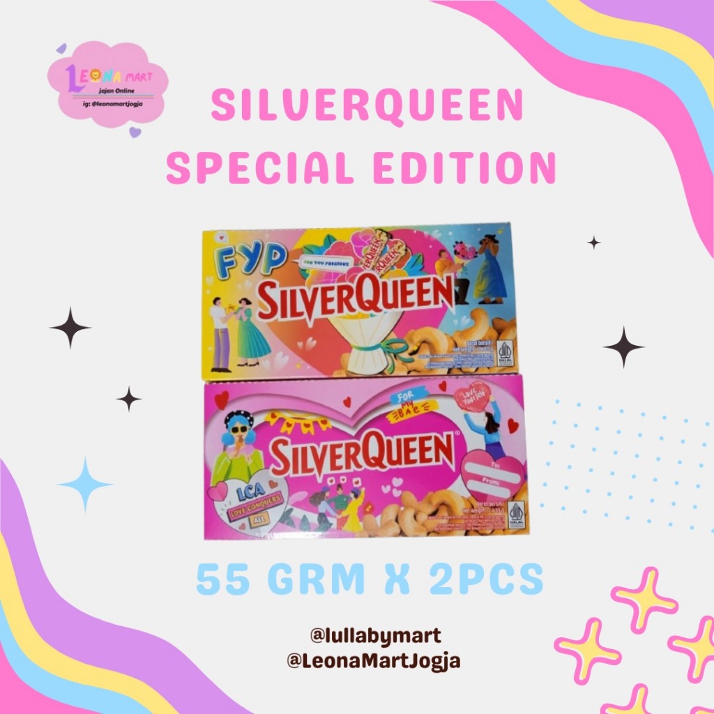 

Silverqueen special pack ceshew almond 2pcs x 55gr