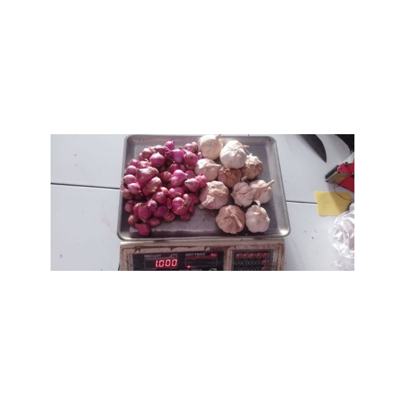 

paket hemat bawang putih dan merah berat 1kg