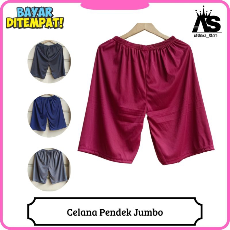 Celana harian wanita pendek super jumbo celamis pendek polos super jumbo celamis wanita