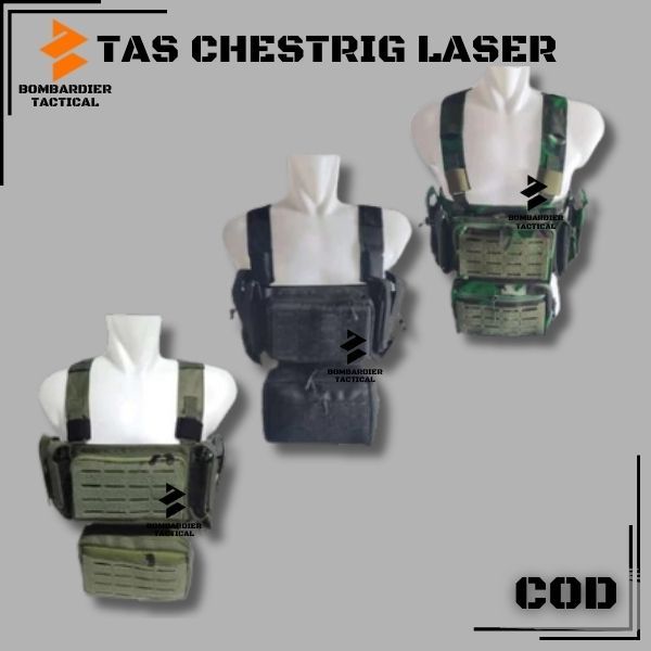 NEW PORODUK CHEST RIG TAKTIS KRAKEN I TAS DADA MINI CHESTRIG MODULAR HIJAU TAS DADA TACTICAL ROMPY