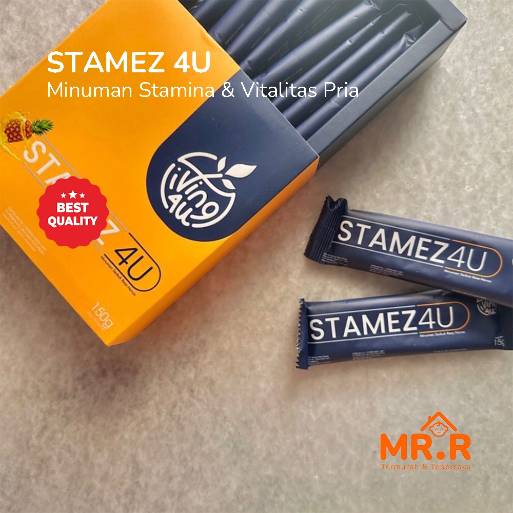 

Minuman Vitalitas Stamez 4U (1 Sachet) Suplemen Energi Dan Stamina Pria Meningkatkan Kekuatan Daya Tahan Kesehatan Pria 150g