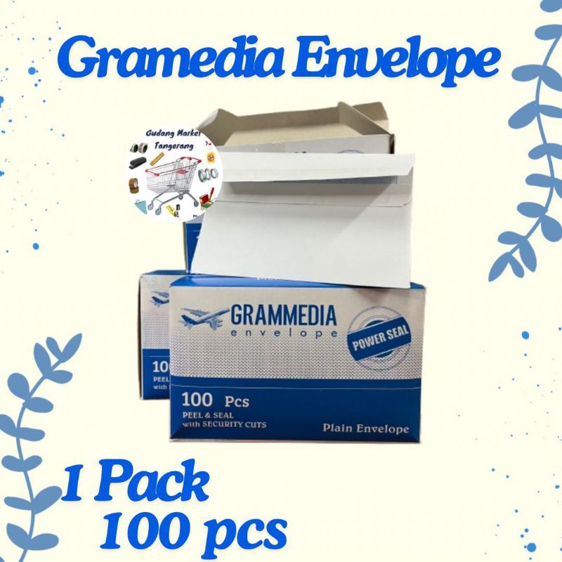 

Amplop Sedang Putih GRAMMEDIA 100 pcs