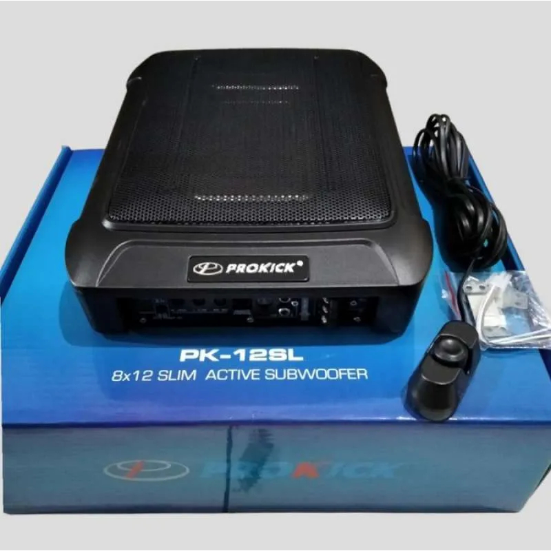 NEW PROKICK PK-12SL SLIM ACTIVE SUBWOOFER/ Subwoofer Kolong PK12SL Prokick/ Basstube