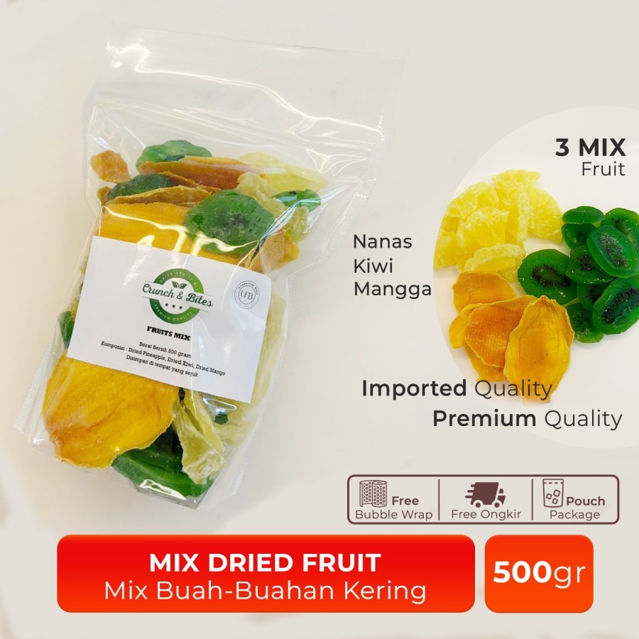 

Mix Buah-Buahan Kering / Mix Dried Fruits TRAIL MIX 500 Gram