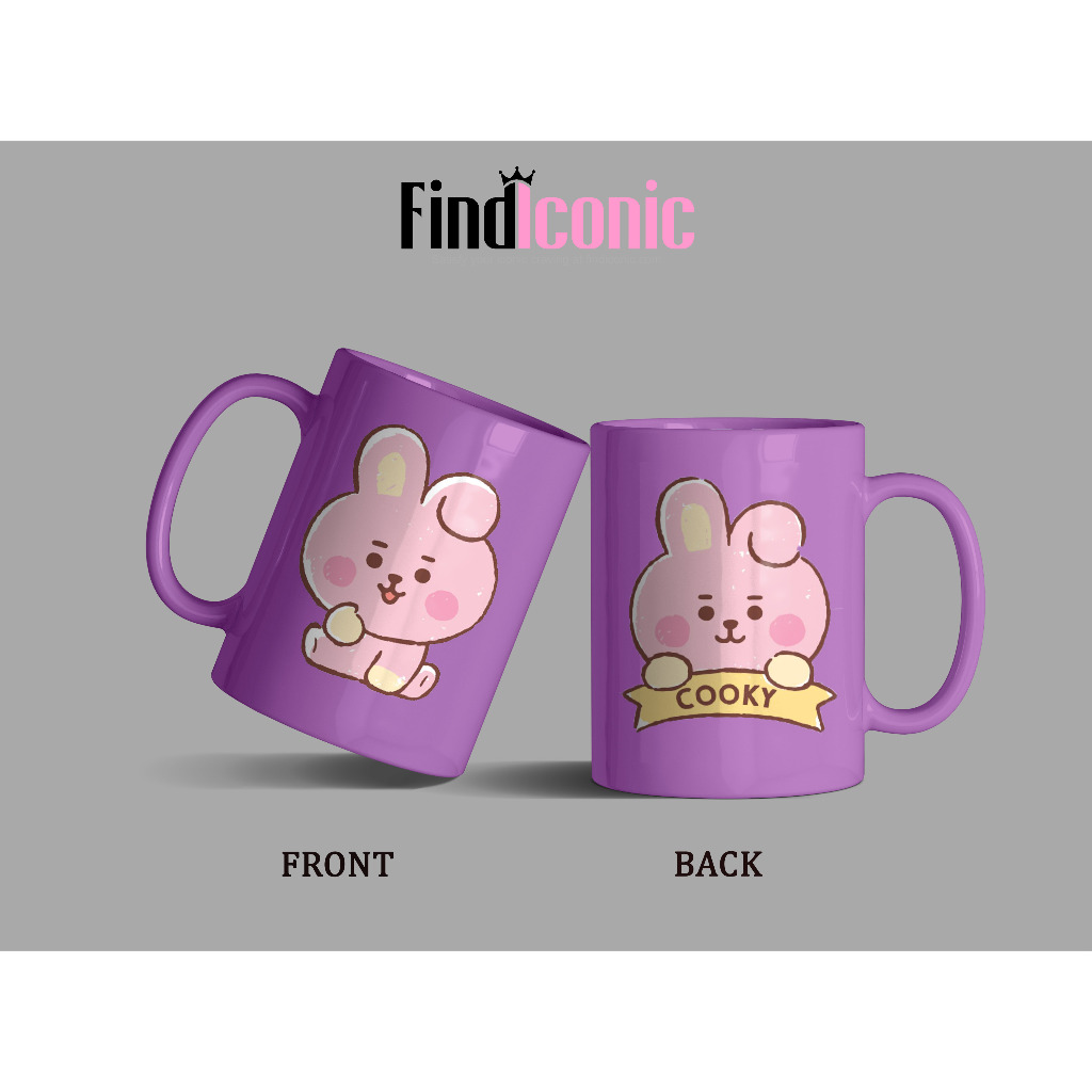 Mug Custom - Cod - Mug Warna - Bt21 - Bts - Mug Murah - Mug Aesthetic - Souvenir