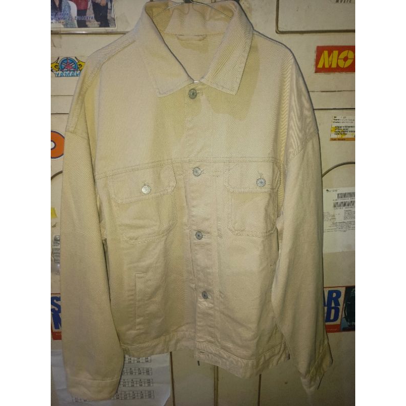 jaket jeans second bekas SPAO cutting Jepang