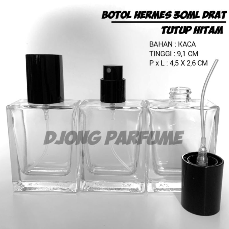 BOTOL PARFUM HERMEEES 30ML DRAT SPRAY  | BOTOL HRM 30ML | BOTOL PARFUM 30ML