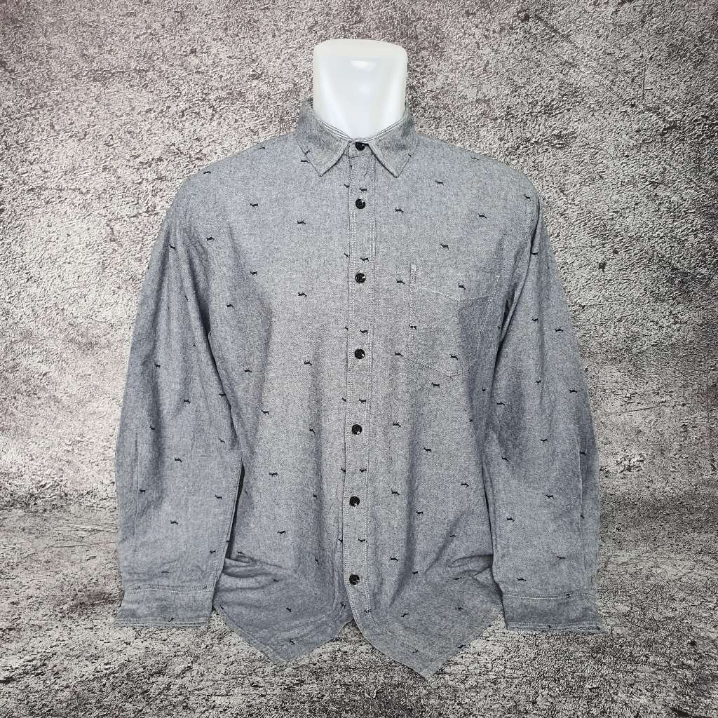 Baju Kemeja Panjang HUGO SELECTION - Size XL / Lebar 56 cm - Original - Second