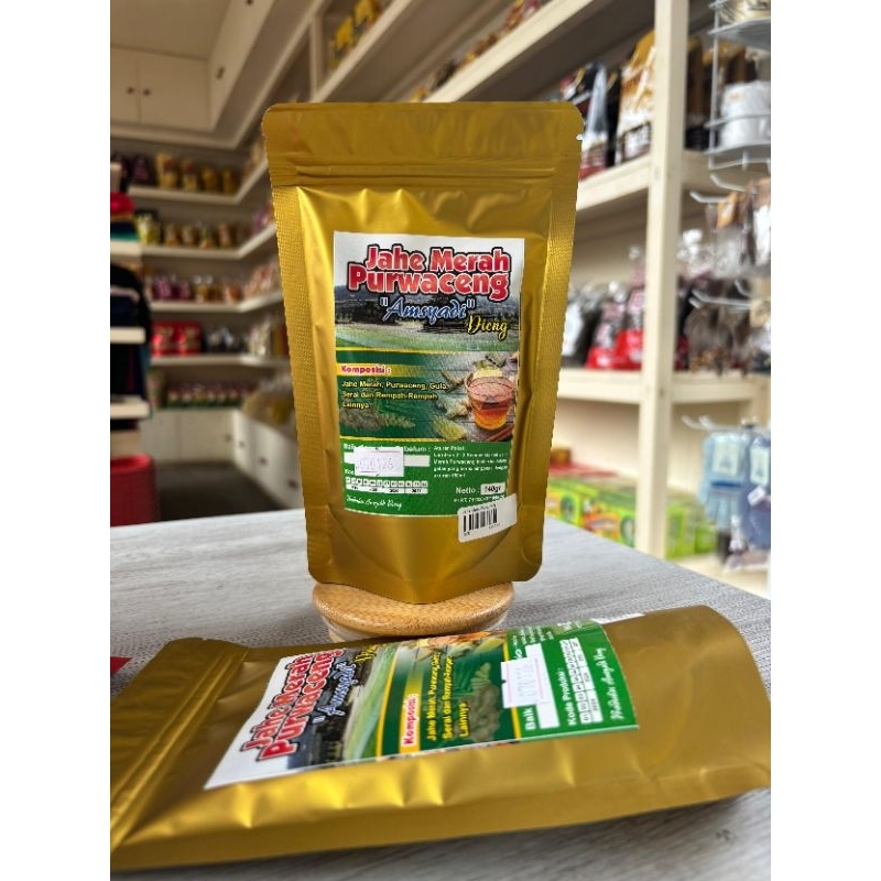 

Minuman Jahe Merah Purwaceng